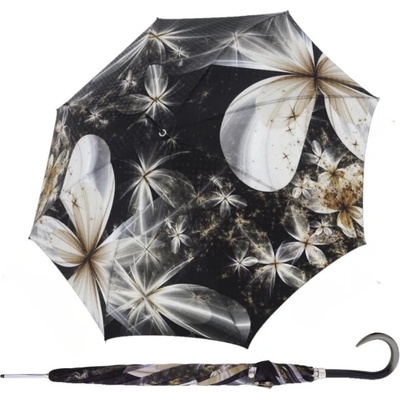 Doppler Manufaktur Elegance Boheme Magnolia dámský luxusní deštník s potiskem květů magnolie