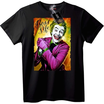 NOONEBRAND Тениска Joker Boss Life - S, White