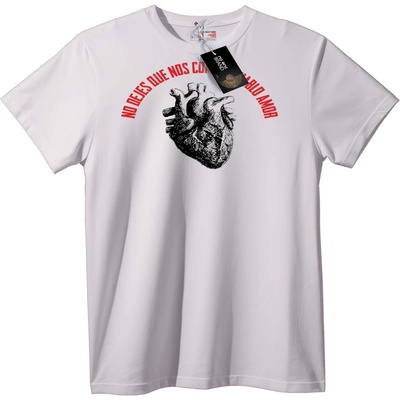 NOONEBRAND Тениска Сърце и Любов - XS, Black