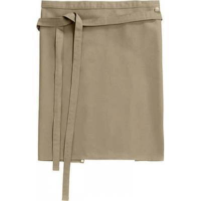 CG Workwear Gastro zástěra Roma odolná proti pomačkání 50 x 78 cm béžová tmavá 50 x 78 cm CGW123
