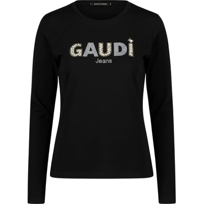 GAUDI Detailed Logo Black tričko