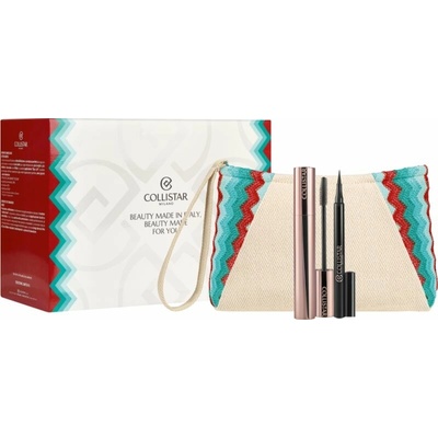 Collistar Infinito Collistar Infinito Mascara posilující řasenka 7,5 ml + Collistar Infinito Eye Marker dlouhotrvající oční linky ve fixu 1 ml