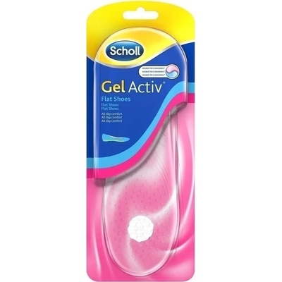 Scholl Стелки с технология GelActiv за ниски обувки , Dr. Scholl Gel Active Flat Shoes Insoles 1 Pair