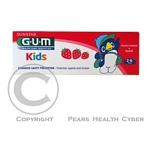 G.U.M Kids 2-6 jahodová 50 ml