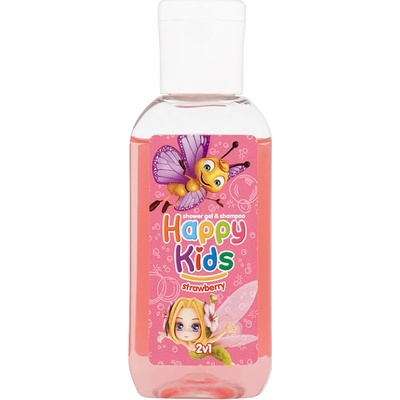 Happy kids sprchový gel 2v1 dívčí 50 ml