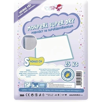 MonPeri Absorpční podložky SuperDry S 40 x 60 cm 25 ks – Zboží Dáma