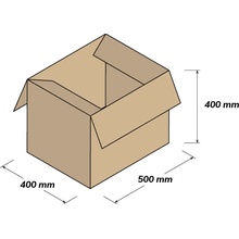NAKUPIM.SK Kartónová krabica 5VVL klopová 500 x 400 x 400 mm