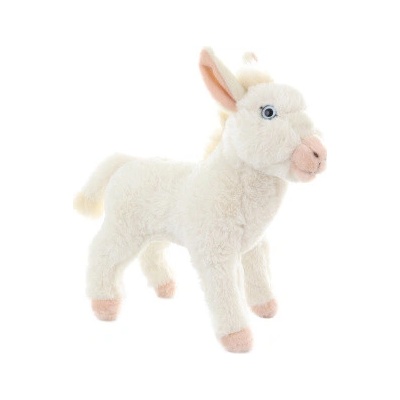 LAM Plyš Somár biely 25 cm