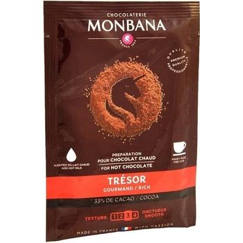 Monbana Trésor horká čokoláda 25 g