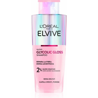 L’Oréal Paris Elseve Glycolic Gloss revitalizační šampon pro rozzáření mdlých vlasů 200 ml