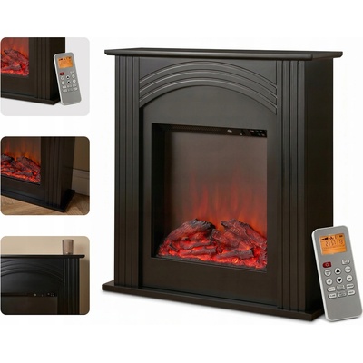 Sureflame Henlow Elektrický Krbový Set v Černé