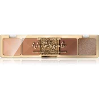 Revolution Beauty Glam палитра сенки за очи цвят No Regrets Soft Nude 5, 5 гр