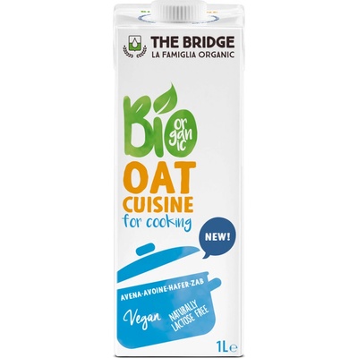 The Bridge Bio Ovesná alternativa smetany na vaření 1 l – Zboží Dáma
