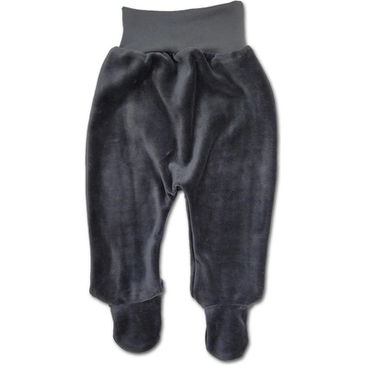 Dětské sametové polodupačky šedé – Hledejceny.cz