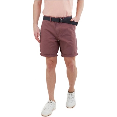 Fundango North Shore Chino shorts -385-mauve červená