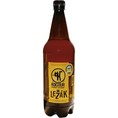 Kocour ležák světlý 12% 1 l (pet)