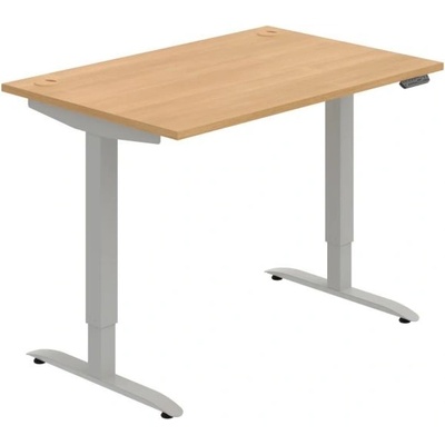OFFICE PRO s.r.o. HOBIS výškovo nastaviteľný stôl 120 cm, pamäť.ovlad. - MOTION MS 2M 1200, dub
