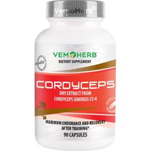 VemoHerb Cordyceps 650 mg [60 капсули]