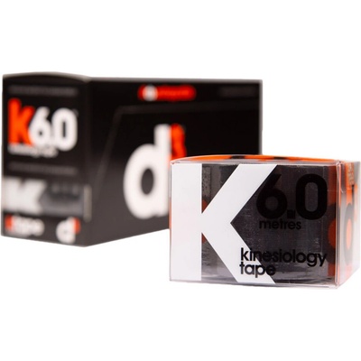 D3 K6.0 Kineziologický tejp čierna 6 m x 5 cm