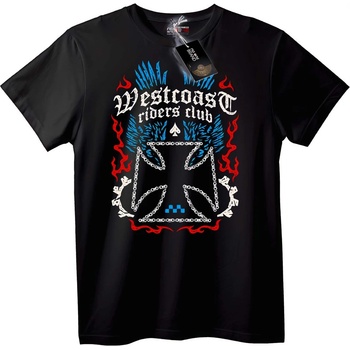 NOONEBRAND Тениска Westcoast Riders Club - M, Black