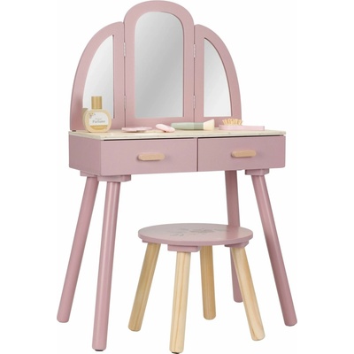Little Dutch Toaletní stolek s židličkou Pink
