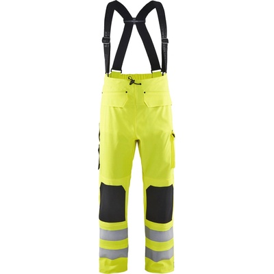 Blåkläder AB 1306 výstražné nohavice do dešte trída 3 žltá