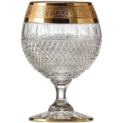 Bohemia Crystal Ručně broušené sklenice na brandy Felicie Romantic 2 x 220 ml