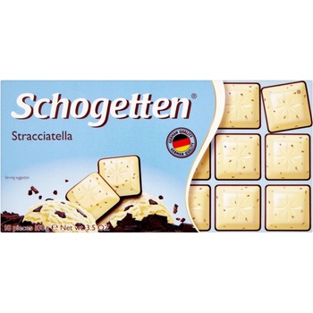Schogetten Stracciatella biela polosladká čokoláda 100 g