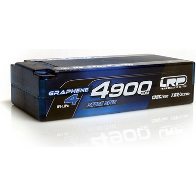 LRP Electronic HV Stock Spec Shorty GRAPHENE-4 4900mAh Hardcase Akku 7.6V LiPo 135C/65C L431284
