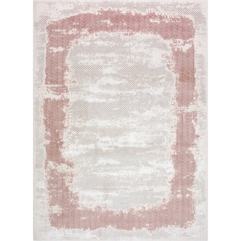 Dywany Łuszczów Core A004 Frame beige/pink Vícebarevná