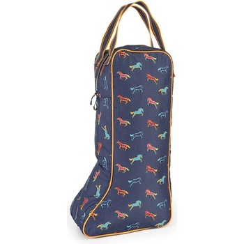 Shires Horse Print Long Boot Bag Horse Print