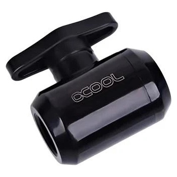 Image 1 of Alphacool Сферичен кран Alphacool, Вътрешна резба G1/4, Черен мат (AC-68145)