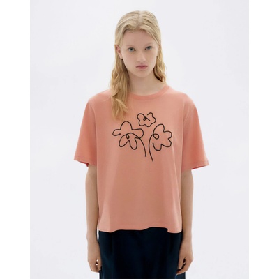 Thinking MU Flower Rope Pink Lucia Tee PINK