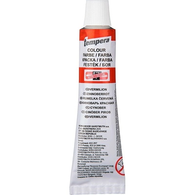 Farba temperová KOH-I-NOOR 16 ml - rumelka červená