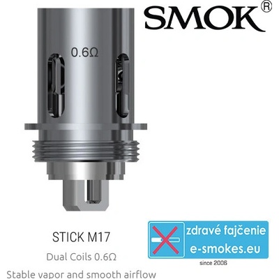 Smoktech M17 žhaviaca hlava nerez 0,6ohm