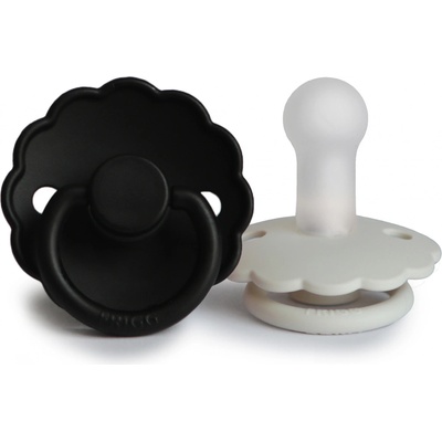 Frigg Daisy silikon cumlíky Jet Black / Cream 1×2 kusy