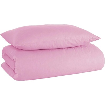 BedTex bavlna jednofarebné obliečky ružové 100% bavlna renforcé 70x90 140x200