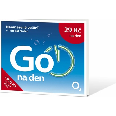 O2 Predplatená karta Go na deň SMALLPGO.100DV51