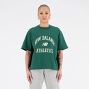 New Balance Bavlnené tričko zelená