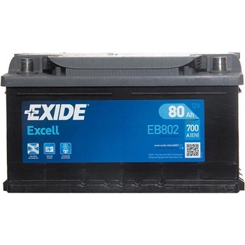 Image 1 of Exide Excell 80Ah 700A right+ (EB802)