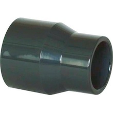 FIP PVC tvarovka - Redukcia dlhá 63–50 x 32 mm , DN=50/32 mm, d=63/41 mm , lepenie / lepenie