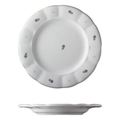 Mělký talíř modrý 19 cm 100030339