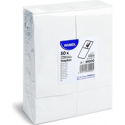 Wimex Ubrousek CutleryStar Premium bílý 32x40cm 50ks – Zboží Dáma