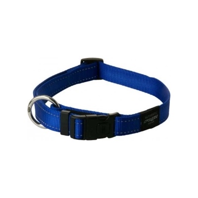 Rogz Pink Collar XL - Регулируем светлоотразителен нашийник за кучета , 25мм/ 43 - 70 см. - син