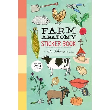 Image 1 of Farm Anatomy Sticker Book | Julia Rothman
