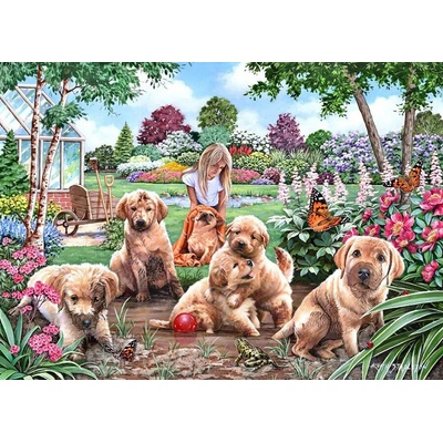 The House of Puzzles Mucky Pups 500 dielov