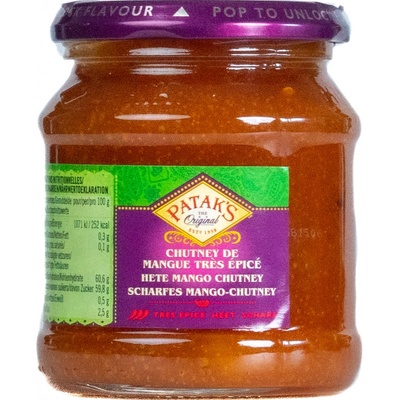 PATAKS Mango Chutney ostré k mäsu 340 g
