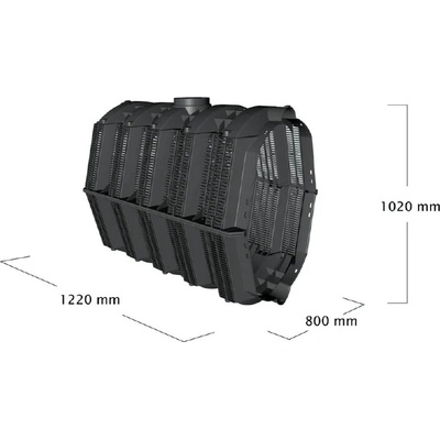 Graf Vsakovací tunel Garantia Twin 600 l
