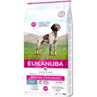 EUKANUBA Working & Endurance Dogs - енергийна храна за работещи кучета и кърмещи 19kg