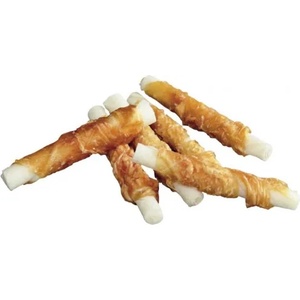NOBBY Лакомство StarSnack 2 в 1 Barbecue Wrapped Chicken MINI - 62, 5% пилешко месо и 35, 4% сурова кожа, 6 см, 1 брой - NOBBY Германия - 50486